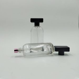 100ml ZC Perfume Bottle -T – Cap – Black